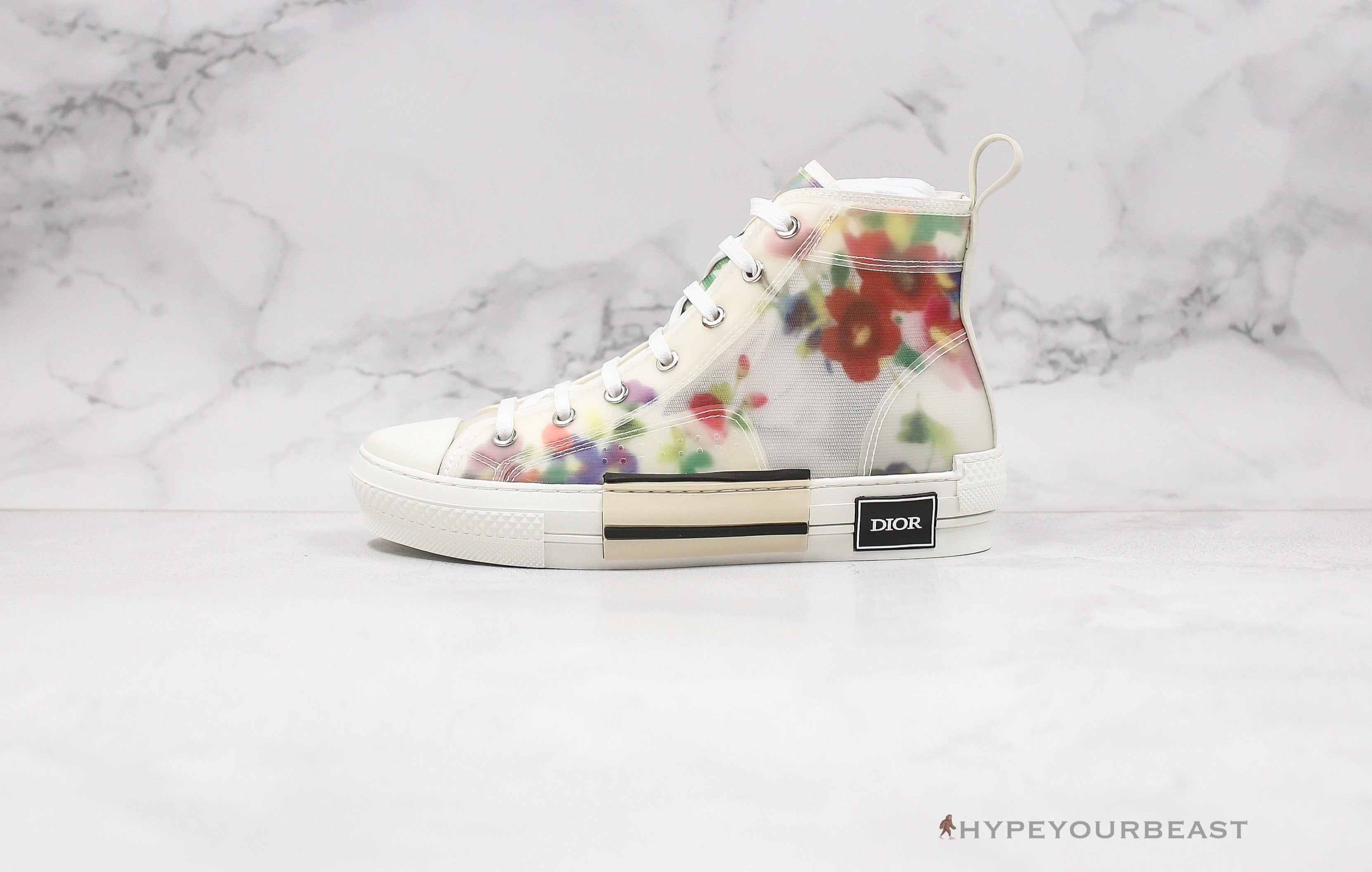 Dior B23 High Top Flowers