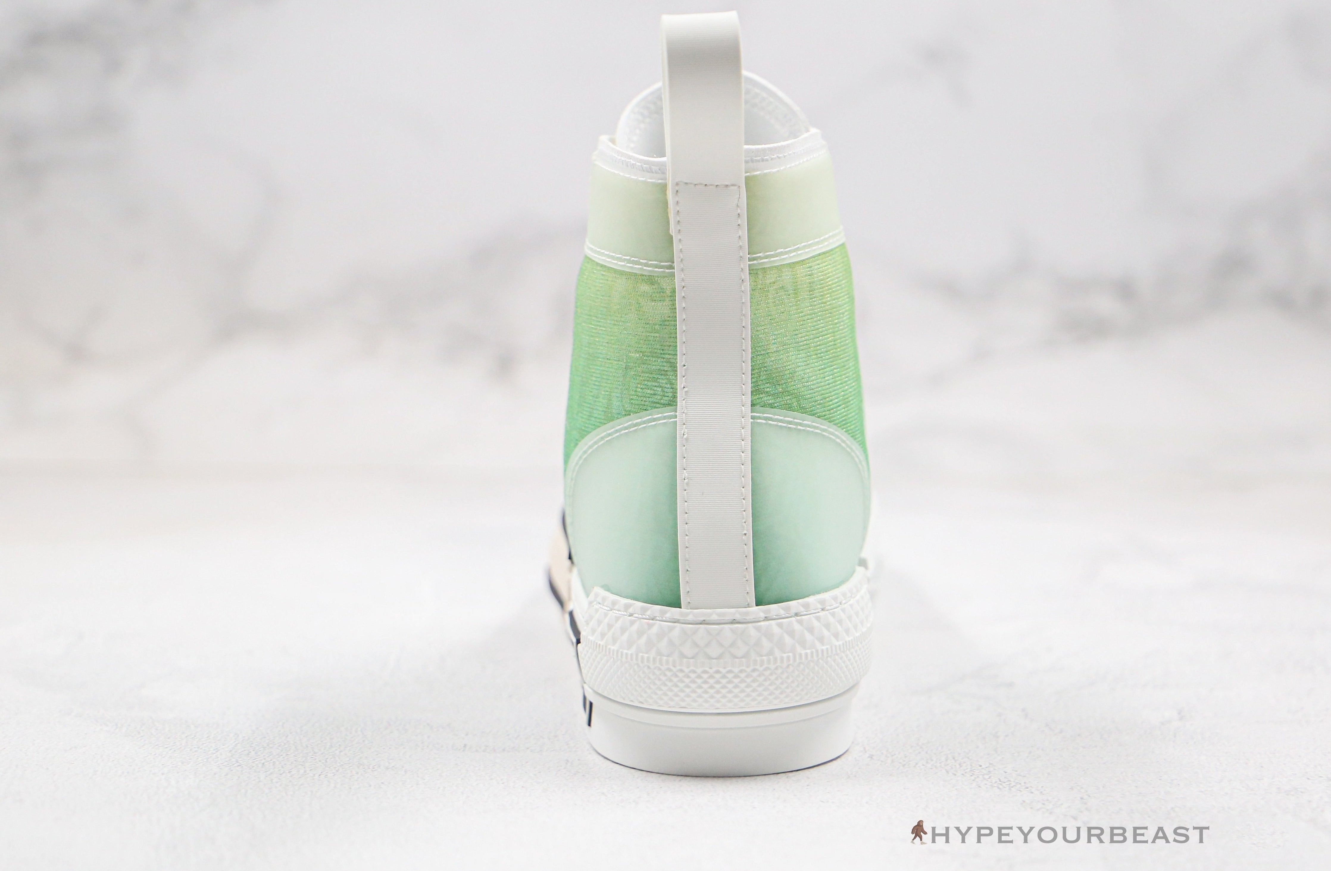 Dior B23 High Top Yellow Green