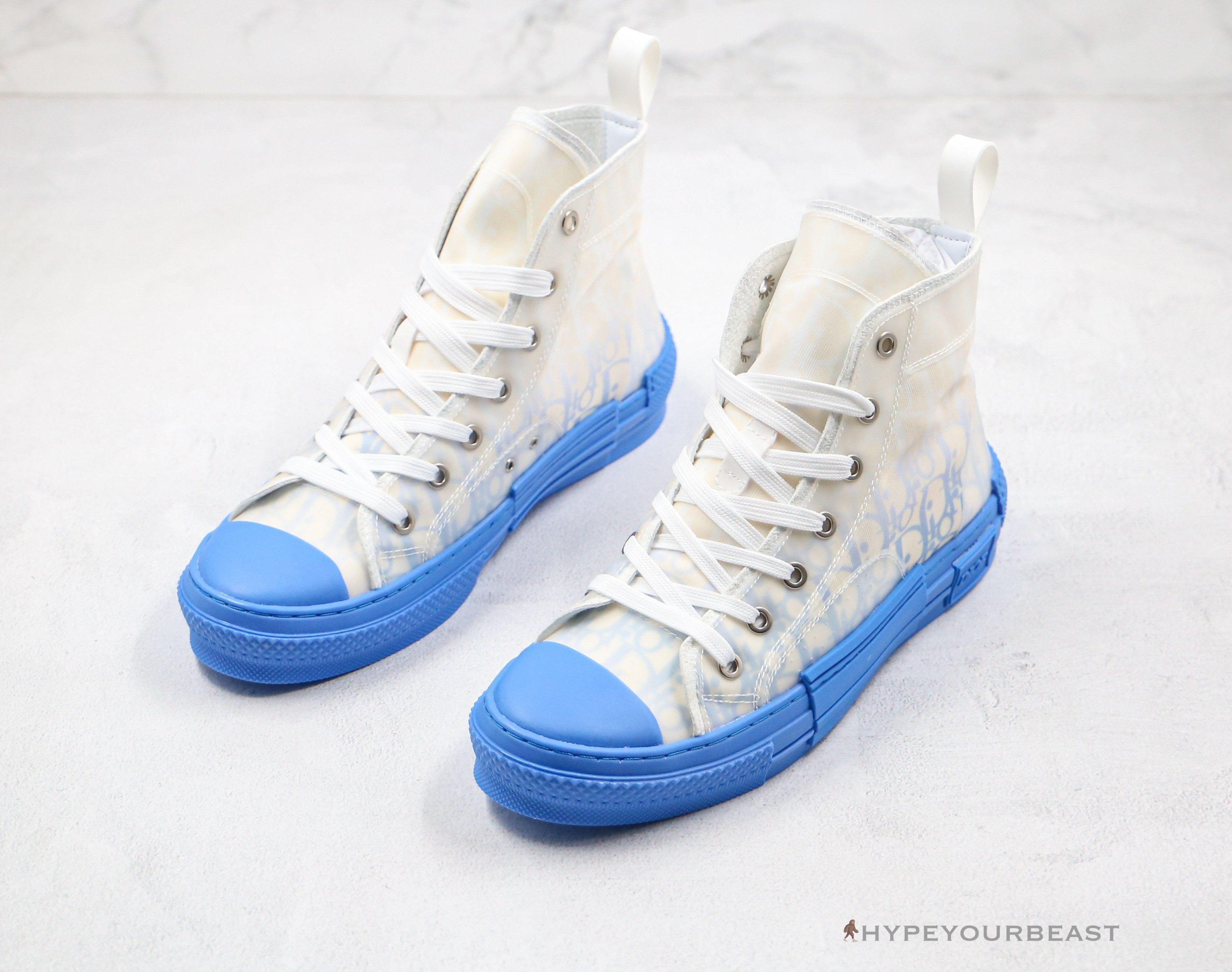 Dior High Top Gradient Blue