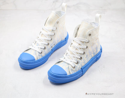 Dior High Top Gradient Blue