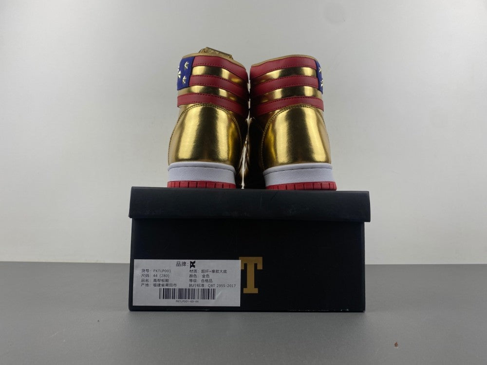 Donald Trump Never Surrender Shoes