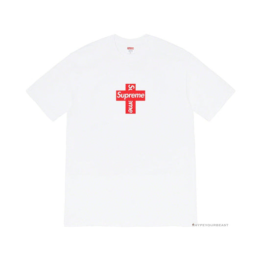 Supreme Cross Box Logo Tee Shirt White