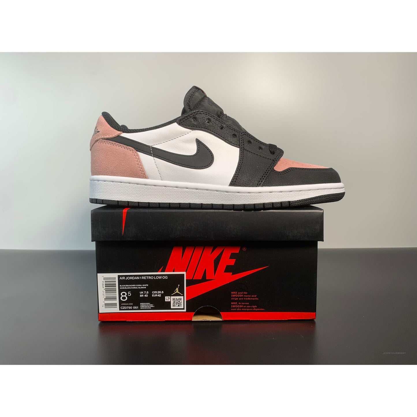 Air Jordan 1 Low 'Bleached Coral'