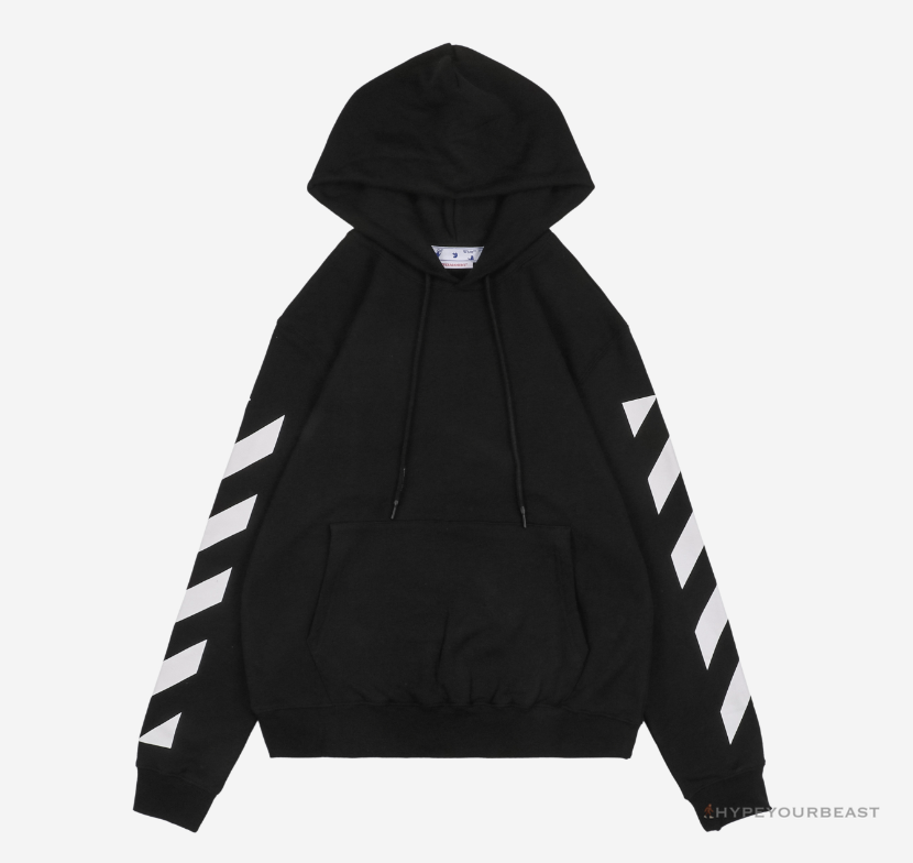 Off White Black Hoodie 22FW