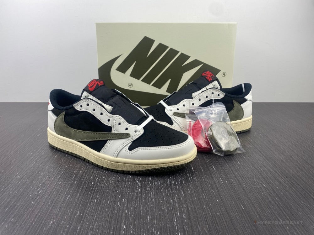 Air Jordan 1 Retro Low 'Travis Scott Olive'