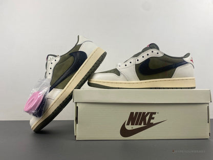 Travis Scott X Jordan 1 Low OG 'Reverse Olive'