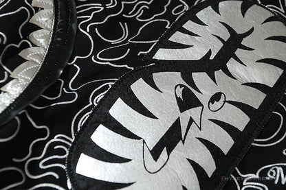 Bape Sta Shark Full Zip Up Hoodie Black