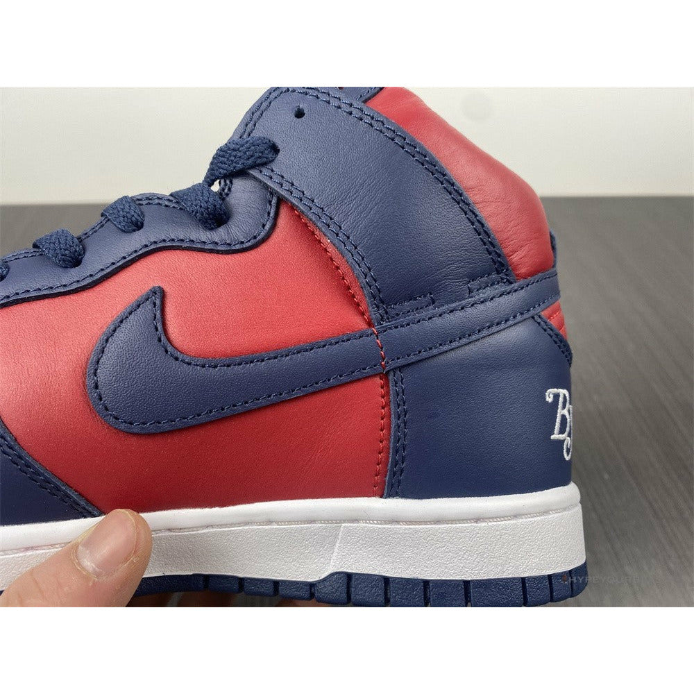 Nike SB Dunk High Supreme 'By Any Means Red Navy'