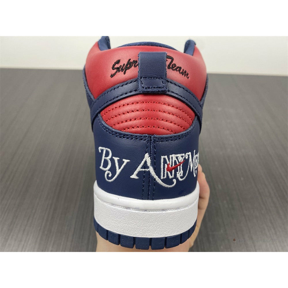 Nike SB Dunk High Supreme 'By Any Means Red Navy'