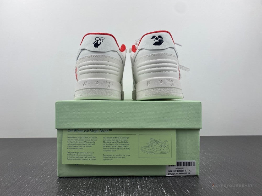 Off-White Out Of Office Low Red Sneakers