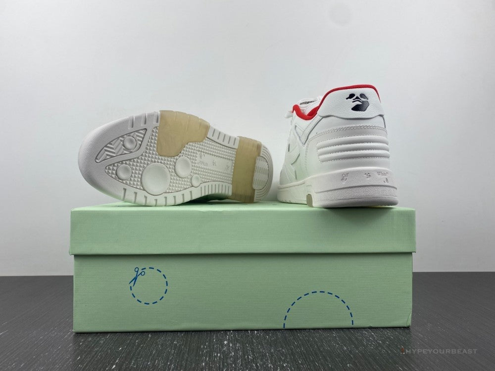Off-White Out Of Office Low Red Sneakers