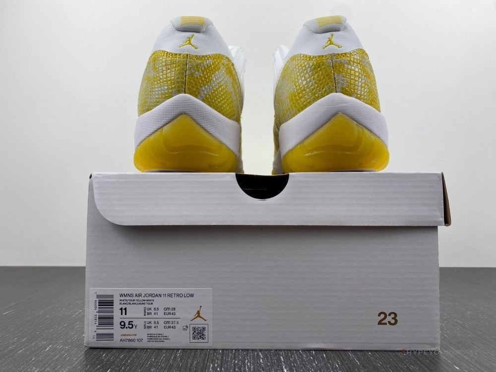 Air Jordan 11 Low 'Yellow Snakeskin'