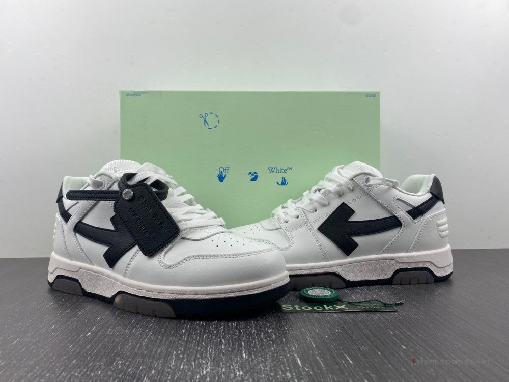 Off-White Out Of Office Low White Black Sneakers