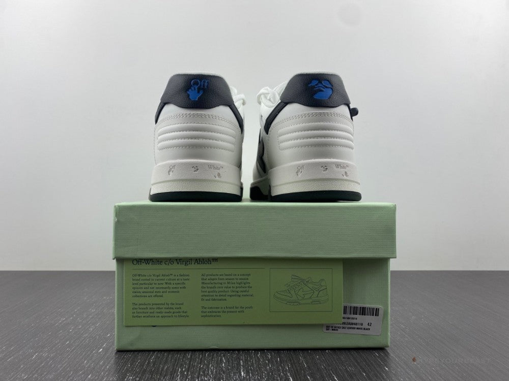 Off-White Out Of Office Low White Black Sneakers