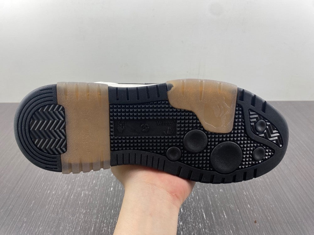 Off-White Out Of Office Low White Black Sneakers