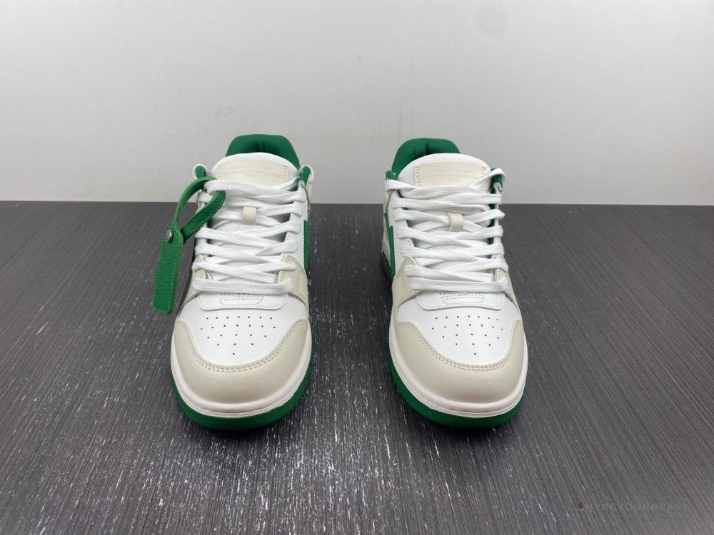Off-White Out Of Office Low Green Sneakers