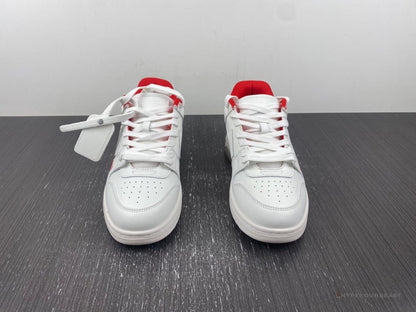 Off-White Out Of Office Low Red Sneakers