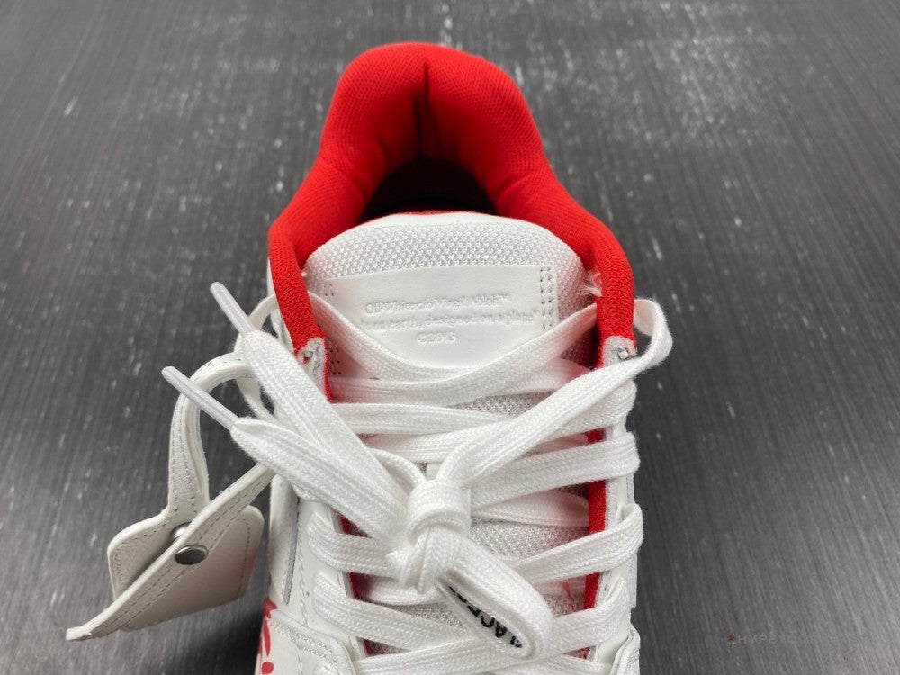Off-White Out Of Office Low Red Sneakers