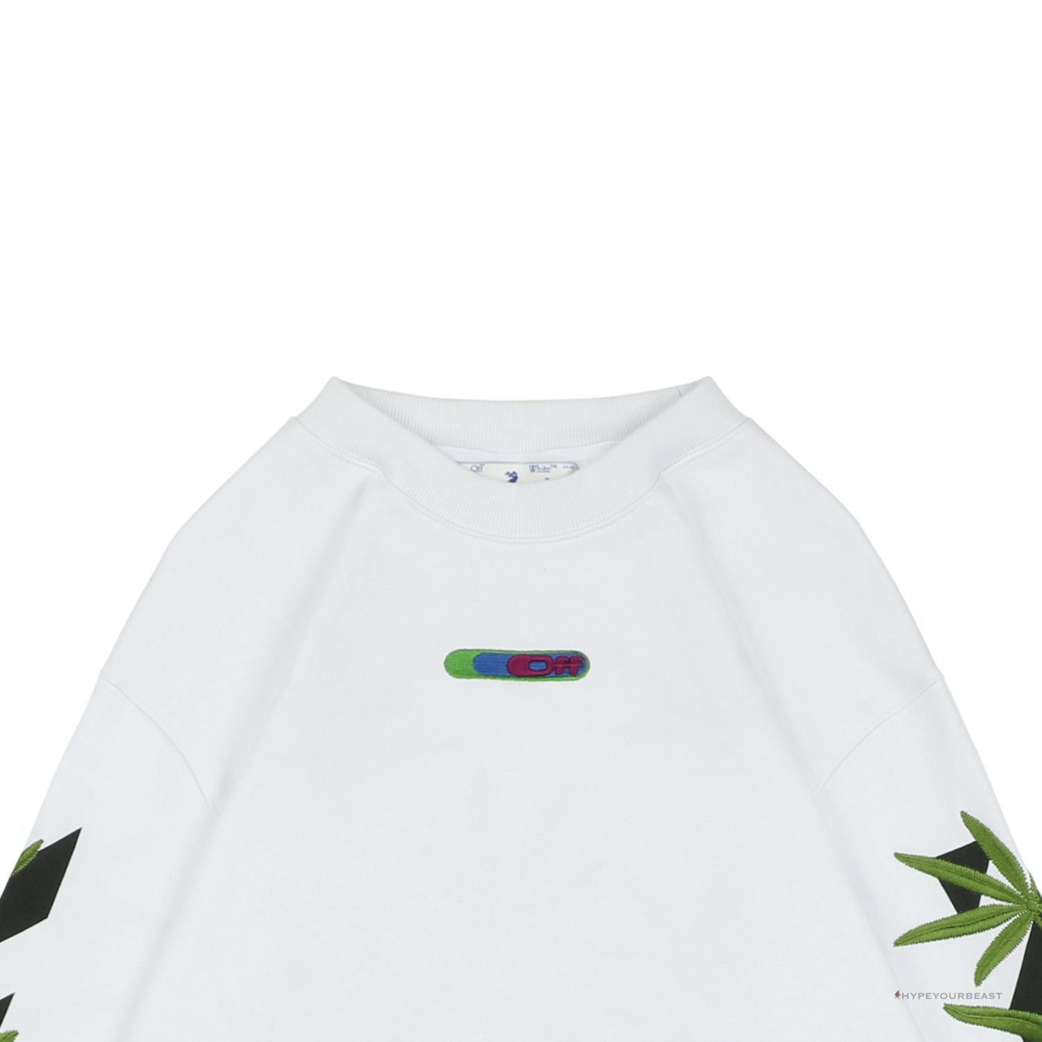 Off White S22 White Sweater Leaf