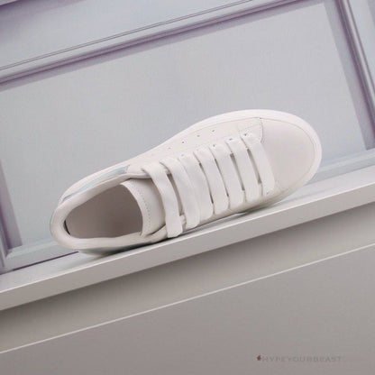 Alexander McQueen White / Silver Heel