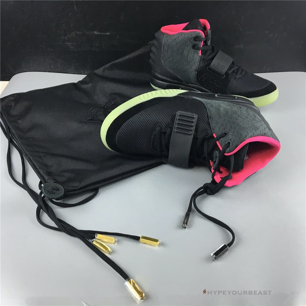 Nike Air Yeezy NRG Black Solar Red