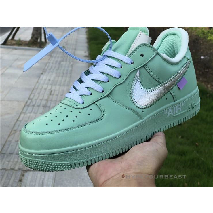 Off White X Nike Air Force 1 Low "Turquoise"