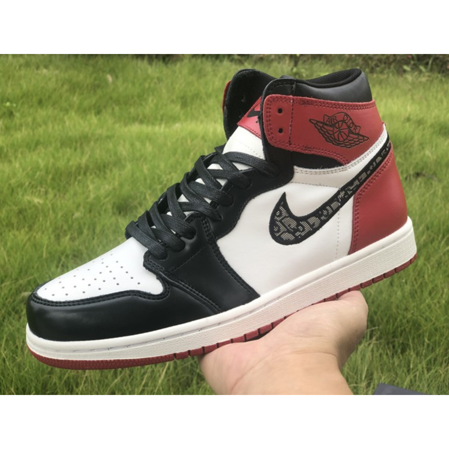Air Jordan 1 High Black Red X Dior