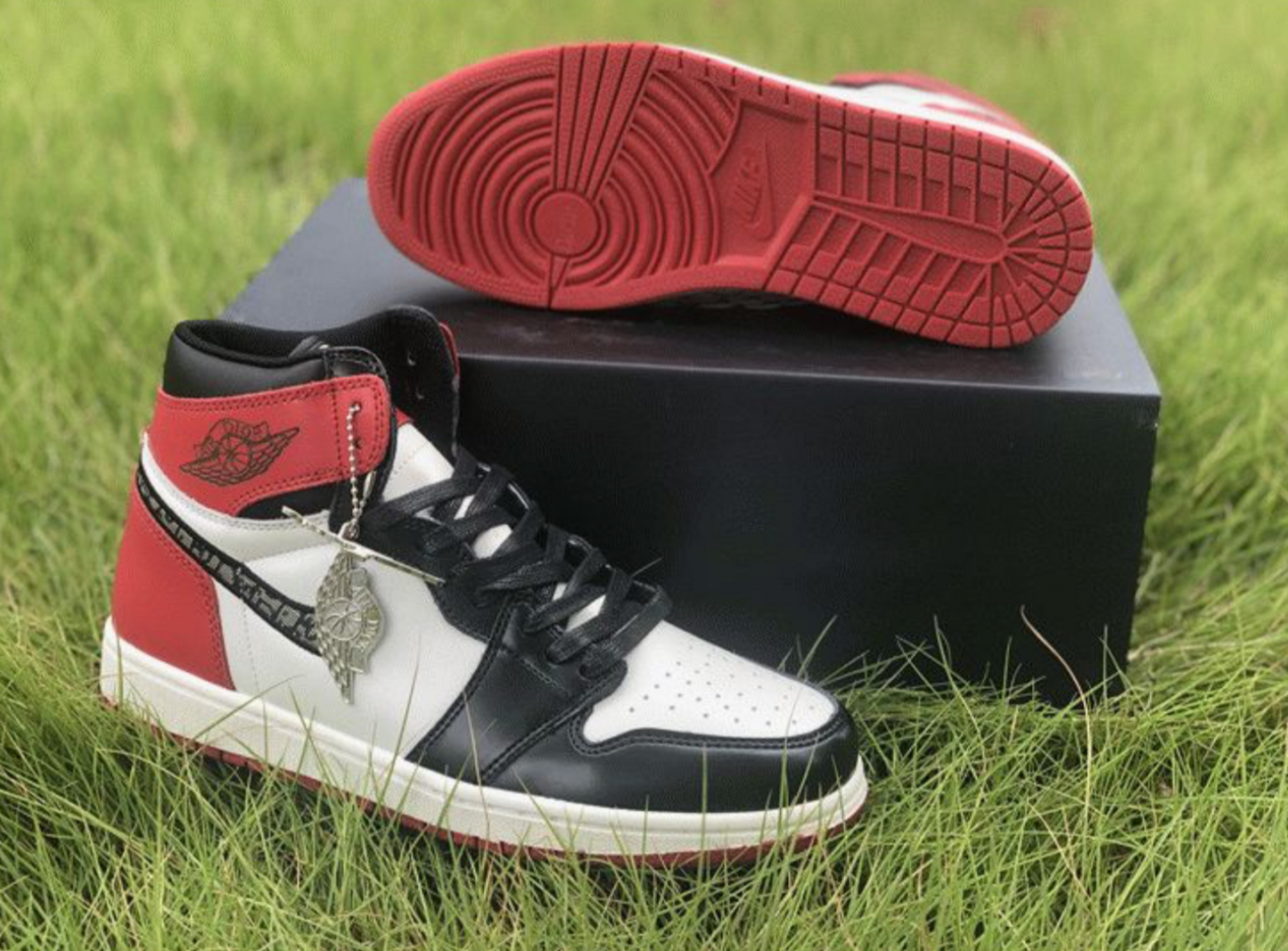 Air Jordan 1 High Black Red X Dior