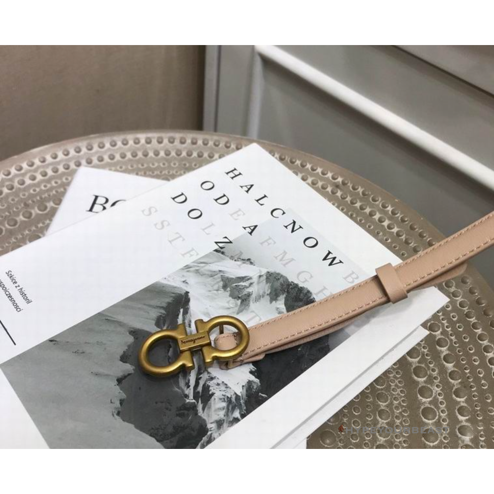 SFG Women's Double G Leather Belt