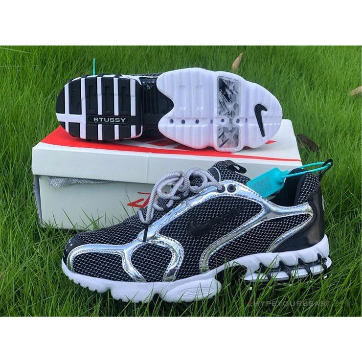 Stussy X Nike Air Zoom Spiridon Cage 2 Grey