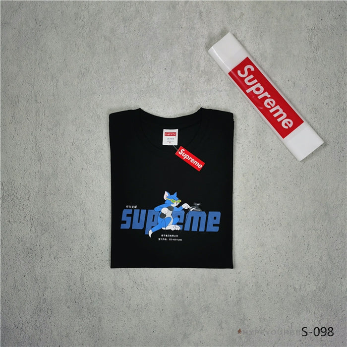Supreme Tee Shirt Tom & Jerry Black
