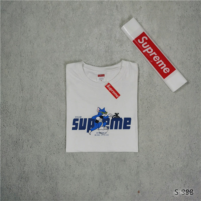Supreme Tee Shirt Tom & Jerry White