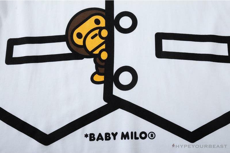 BAPE Baby Milo Cartoon Vest Color Matching Tee Shirt