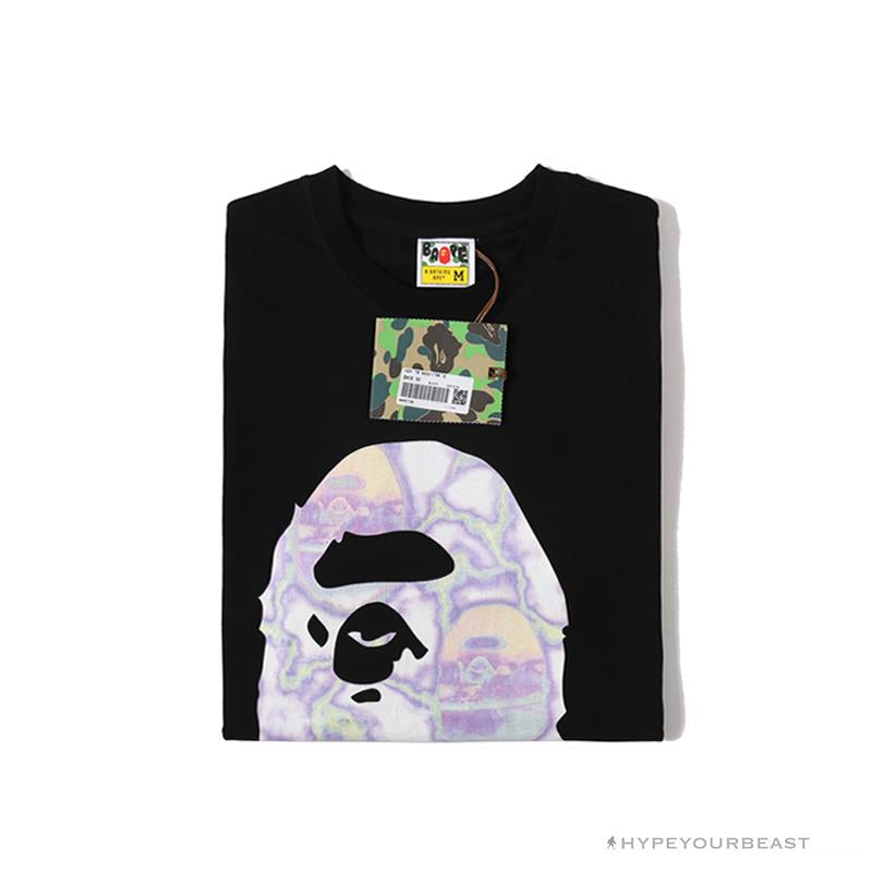 BAPE Great Ape Head Symphony Lightning Tee Shirt 'BLACK'