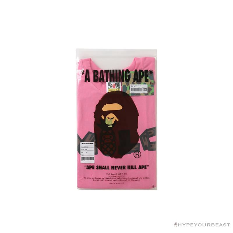 BAPE Comic Dragon Ball Tee Shirt 'PINK'