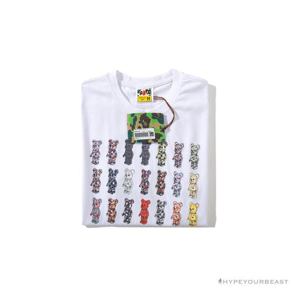 BAPE Violent Bear Collaboration 28th Anniversary Camouflage Tee Shirt 'WHITE'