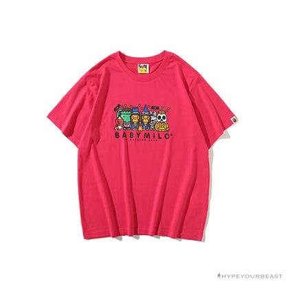 BAPE Baby Milo Halloween Tee Shirt 'PINK'