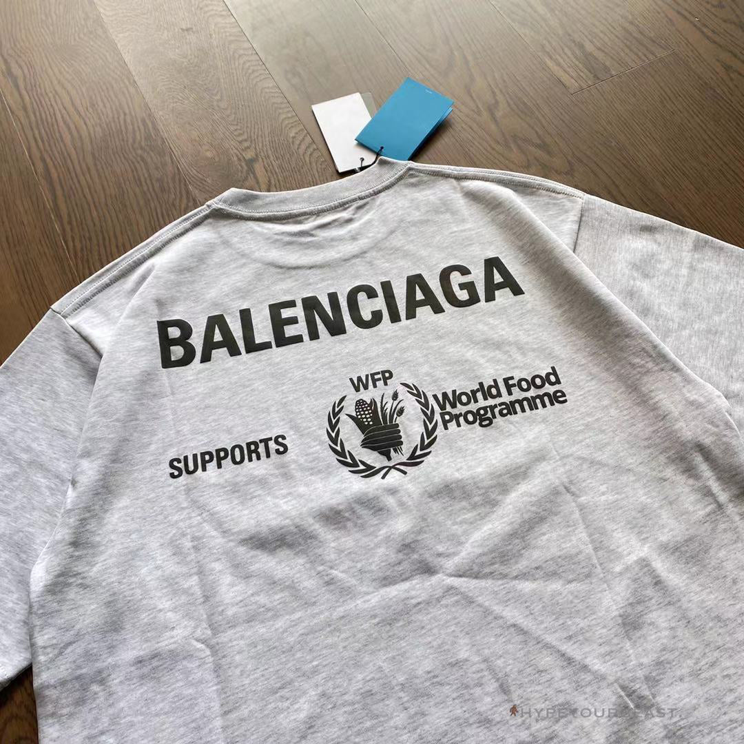 BCG Support Word Food Programme Tee Shirt Grey