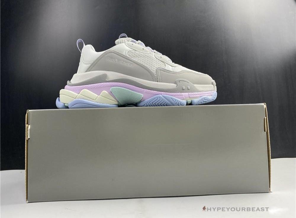 BCG Triple S Grey / Pink