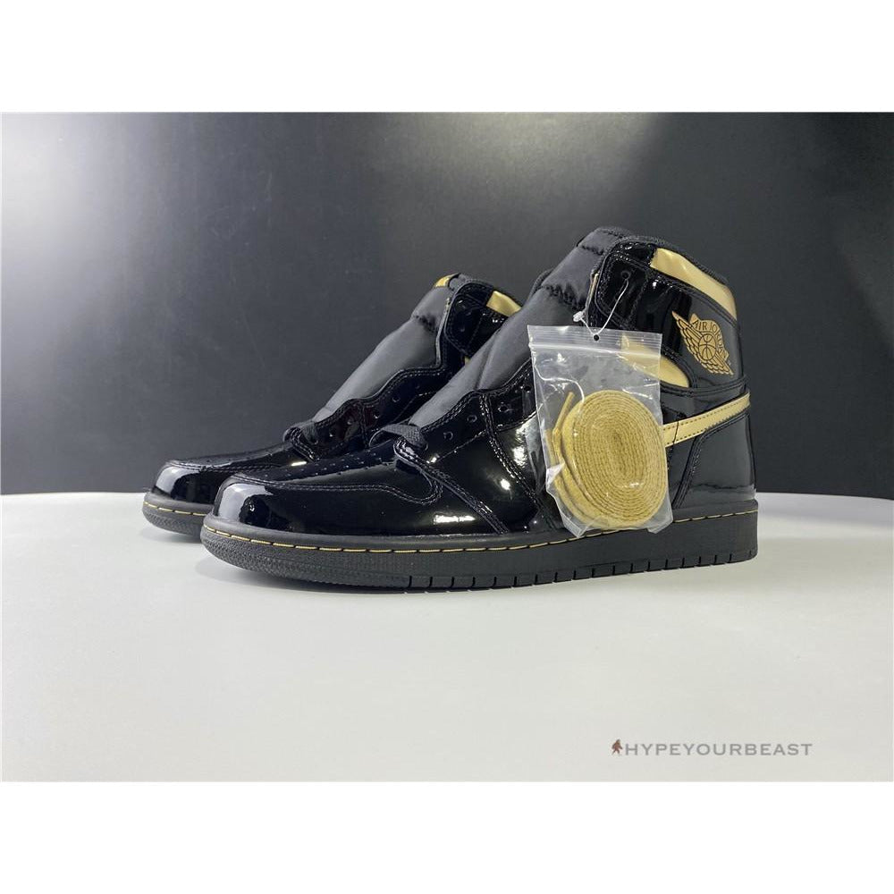 Air Jordan 1 High 'Black Metallic Gold'
