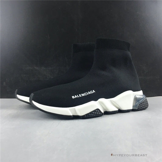 BCG Sock Sneakers Clear Sole - Black