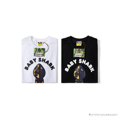 BAPE Baby Shark Blue Shark Tee Shirt 'BLACK'
