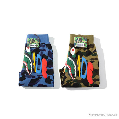 BAPE x READYMADE Tiger Head Foam Camouflage Shorts 'BLUE'