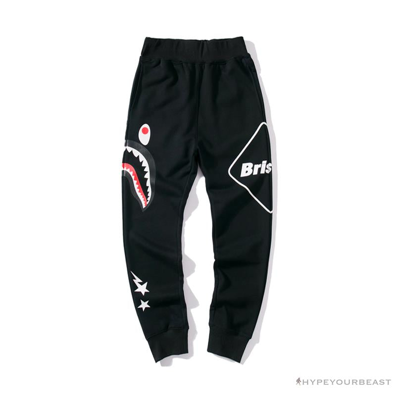 BAPE x FCRB Joint Color Pocket Shark Pants