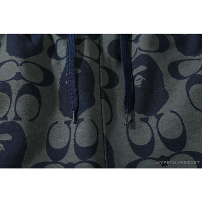 BAPE x COACH Co-Branded Dark-Blue Shorts