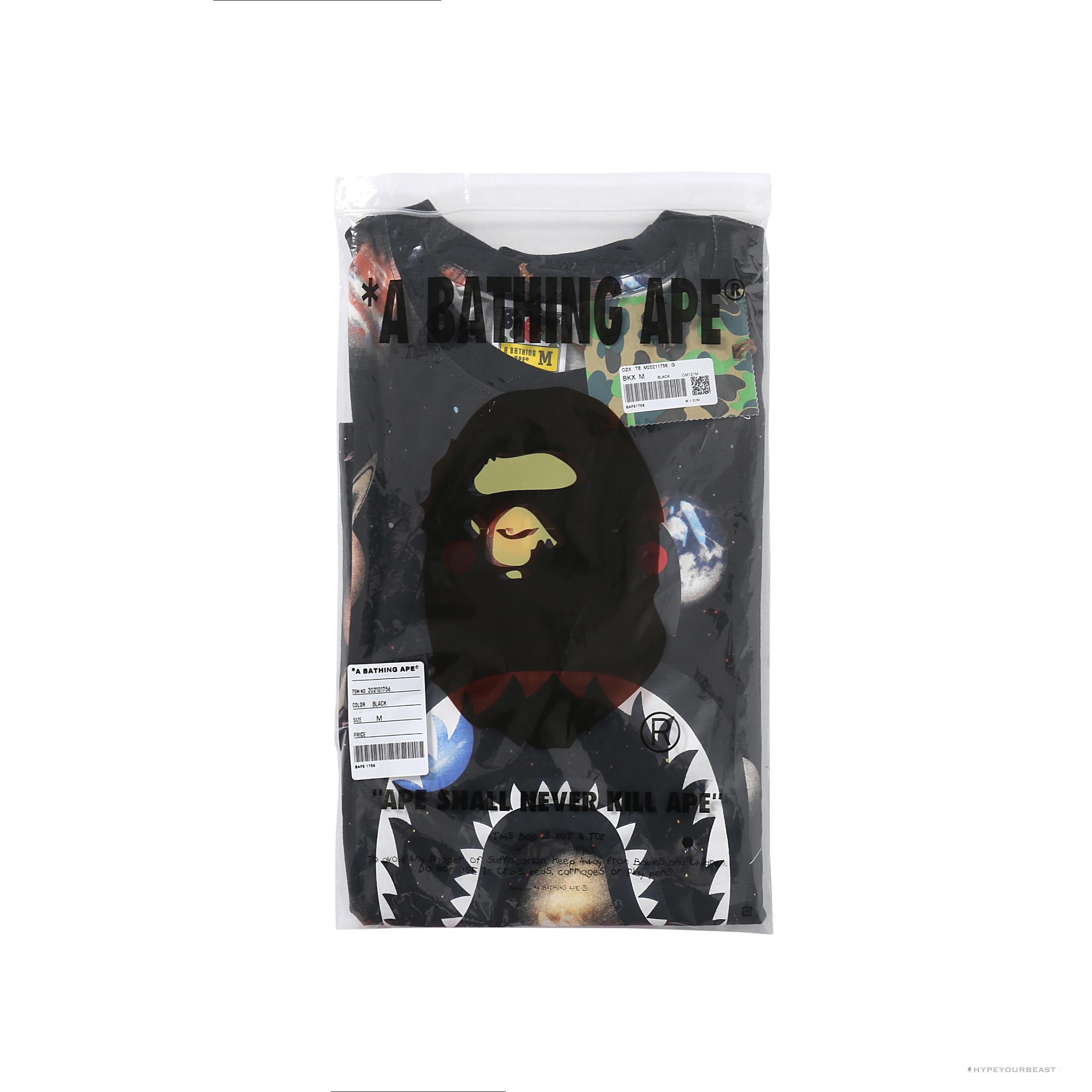 BAPE Shark Head Planet Tee Shirt