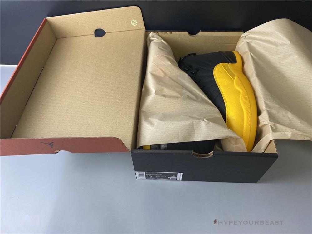 Air Jordan 12 Retro Black 'University Gold'