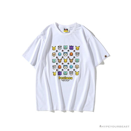 BAPE Baby Milo Pokémon Tee Shirt 'WHITE'