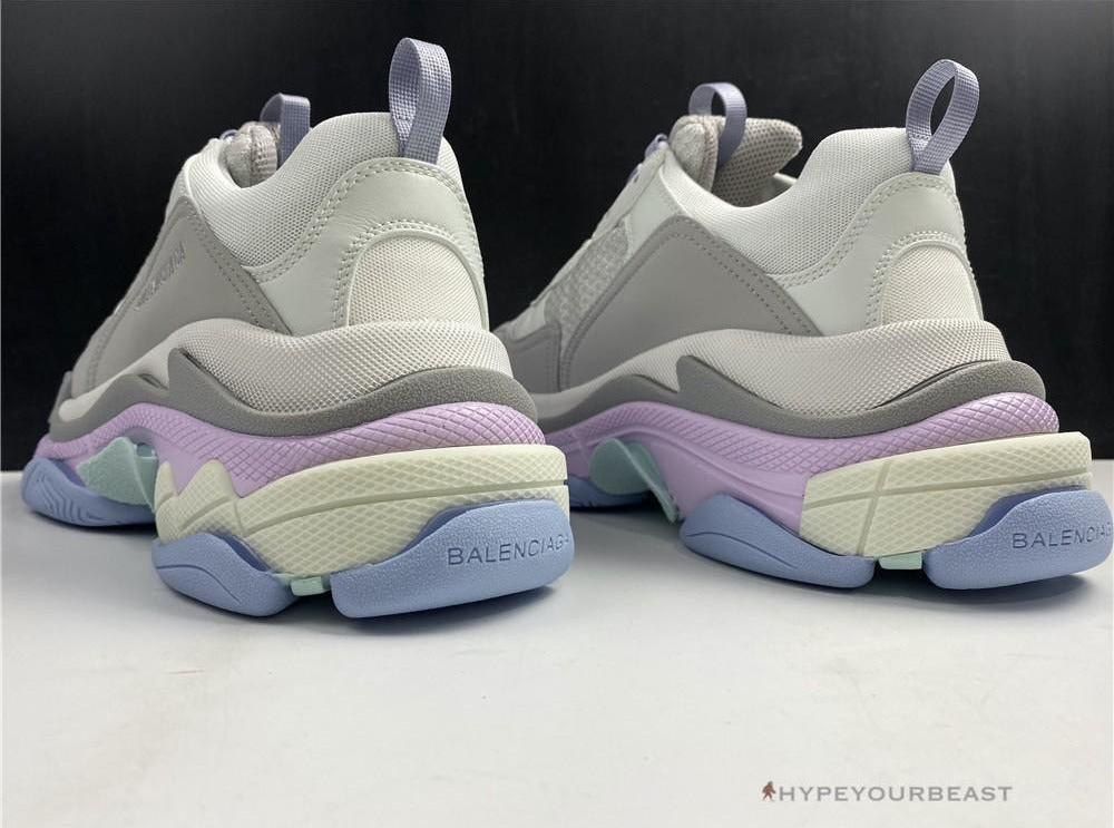 BCG Triple S Grey / Pink