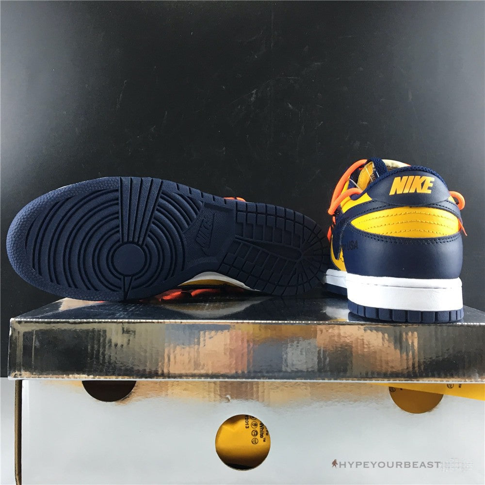 Nike Off-White X Dunk Low 'University Gold'